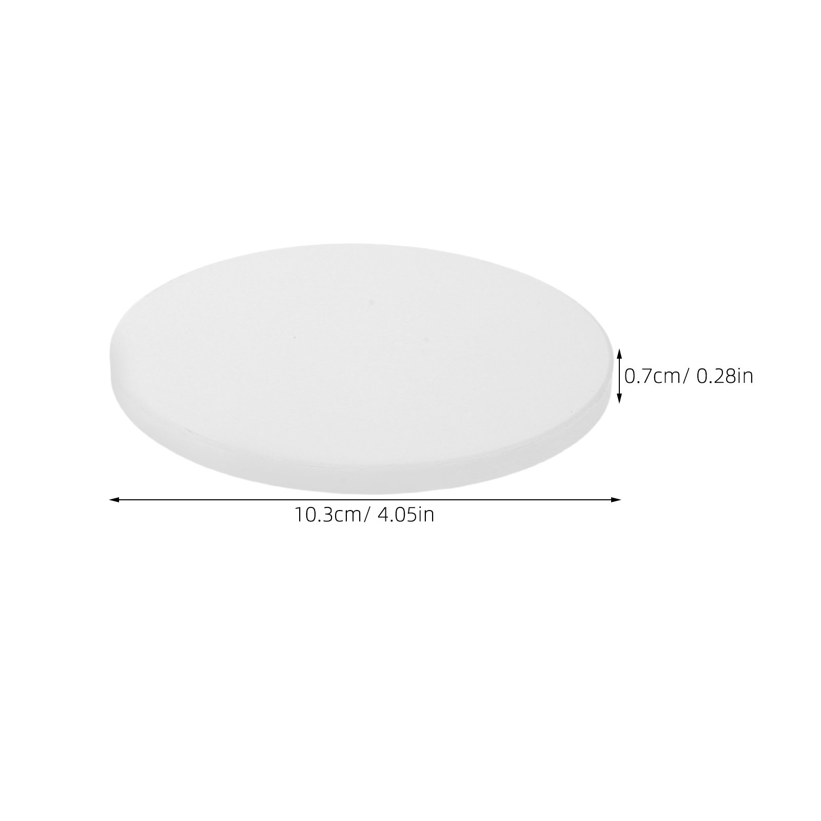 12 ชิ้น ที่รองแก้วเซรามิกทรงกล - Ceramic Tile Blank บทวิจารณ์และราคา