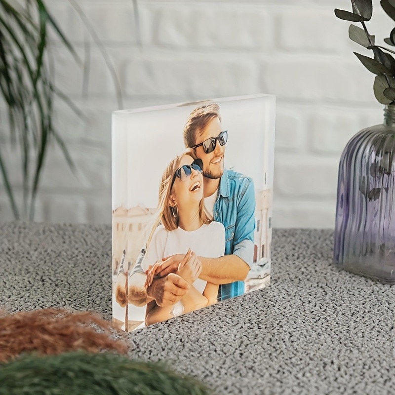 กรอบรูปคู่รักสำหรับวันครบรอบที - Photo Acrylic Block บทวิจารณ์และราคา